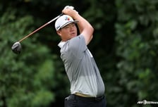 '통한의 쿼드러플 보기' 임성재, 부상 복귀전 하위권 추락... 단독 선두와 13타 차