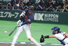 [포토]바로 이순간 '그랜드슬램 신고하는' 오타니