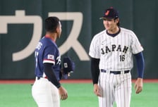 [포토] '저마이 존스와 인사' 오타니