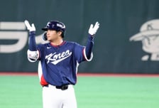 [포토]'홈런에 이어 1타점 2루타' 문보경