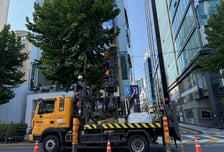 서울 서초구, 잠원동 싸리재공원 주변  전봇대 지중화 공사 착공