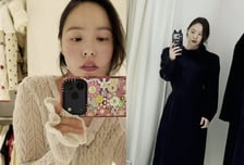 민효린, 육아 중 근황 공개…'임신설' 일축하는 슬림 몸매