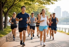 러닝 열풍에 유통가도 뛴다…러너 맞춤 공간 속속 등장