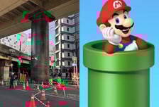 "슈퍼마리오 실사판?"…오사카 도심서 '거대 파이프' 18m 치솟아