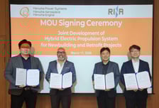 한화3사, 이탈리아 선급 RINA와 '배터리 하이브리드 추진선' 개발