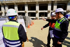 김태승 코레일 사장, 한국철도IT센터 신축현장 점검…"디지털 전환 가속화"