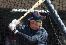 [포토] 조세진 '구슬땀 타격 훈련'