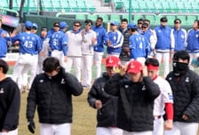 [포토]'8-0 승리 자축하는' 삼성 선수들