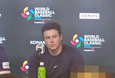 "마지막 공, 어떻게 생각해?" 논란 주인공 美 마무리 투수, 직격 질문에 답변 거부→줄행랑