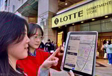 유커 선점한다…롯데백화점, 중국 플랫폼 고덕지도·따종디엔핑 진출