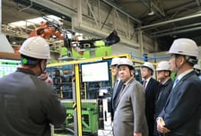 우오현 SM그룹 회장 "자동화 시스템으로 생산성·업무효율 높여야"