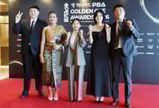 [포토] 스롱 피아비 '우리금융 5남매 왔어요'