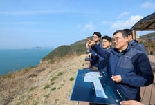 김보현 대표, 가덕도신공항 직접 점검…"대우건설 기술력 총동원"