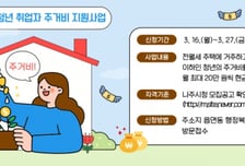 나주시, '청년 취업자 주거비 지원사업' 신청자 모집