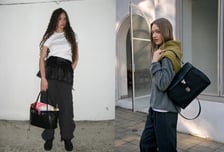 "학생 가방 문 열렸어"…요즘은 일부러 연다, '오픈 백' 열풍