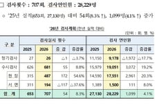 금감원, 올해 금융사 검사 707회..총 2만8229명 투입