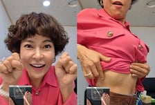 "갈비뼈도 보여"…9㎏ 확 뺀 조혜련, 24인치 잘록 허리 공개