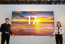 삼성전자, 상업용 디스플레이 '17년 연속' 세계 1위