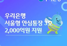 우리은행, 서울 소상공인에 2000억 '안심통장 3호' 대출 지원