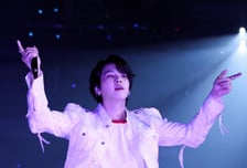 [사진]'두 팔 번쩍' BTS 슈가