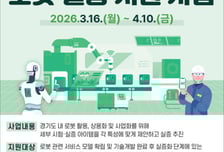 경과원 '로봇 실증' 도내 중소기업에 최대 8000만원 지원