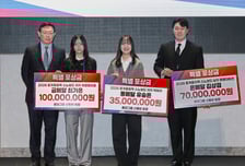 신동빈 롯데 회장, 스키·스노보드 선수단 특별 포상금 전달