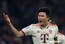 '레알 나와!' 김민재, 괴물 폼 입증했다 "볼 경합 1위"... 뮌헨, 아탈란타에 합계 10-2 대승 'UCL 8강행'