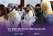 BTS 광화문 컴백, 단일 공연 1조4503억 효과…'BTS노믹스 2.0' 개막