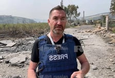 [영상] 전쟁 보도하던 기자 뒤로 미사일 '쾅'…이스라엘 "고의 아냐"