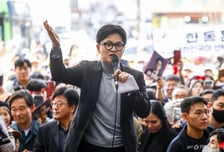 한동훈 "국힘, 민심 이겨 먹으려"…대구·부산 거쳐 서울서 세 과시