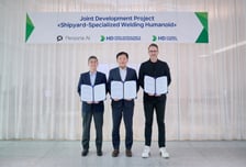 HD현대 '용접 휴머노이드 로봇' 본격 실증 나선다