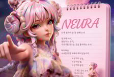 판교에 뜬 AI 아이돌 '뉴라'…경콘진, 기술·예술 융합 전시 개막