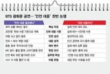30만명 온다더니 6만명..."안전 지켜" vs "과잉" BTS 공연 '엇갈린 평가'