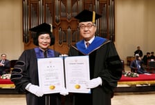 단국대, 쿠닝 파타마 리스와드트라쿨 IOC 위원에게 명예박사 학위 수여