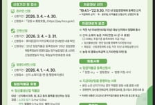 산림청, 4월 한 달간 2026년 임업직불금 방문 신청 접수…온라인도 병행