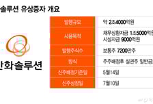 '2.4조 유증' 한화솔루션..빚 갚고 태양광 투자로 경쟁력 강화