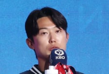[포토] 전민재 '레벨업 느껴보아요'
