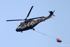 포항 군부대 훈련 중 화재…2시간만에 진화