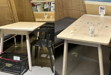 "직원이 치울 거야" 삼 남매 부모, 이케아서 '민폐 교육'...자리는 엉망