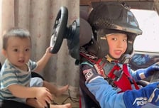 "1살에 핸들 잡고, 4살에 랠리카 운전"…7살 '레이싱 천재' 화제