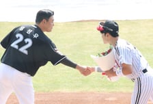 [포토] 장성우-박해민 '굿게임'