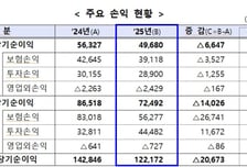작년 보험사 순익 2조원 급감..예실차 '회계 마법' 부메랑 됐다