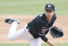 [포토] 김민수 '까치복 역투'
