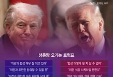 "협상 곧 타결" "이란 석유 탐나" 불안만 키우는 트럼프의 '입'