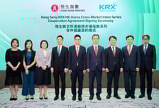 한국거래소, 홍콩 항셍지수사와 공동지수 4종 개발