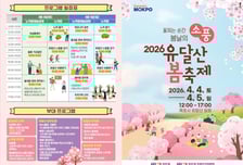 목포시, 오는 4일 '2026 유달산 봄축제' 개막