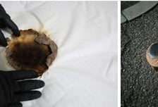 침대 위 타들어간 흔적만..."불난 줄도 몰랐다" 이 매트리스에 깜짝