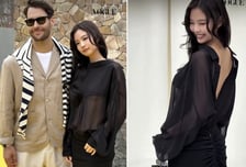 "한국에서 이런 옷을?" 제니, 가슴선 드러낸 파격 '언더붑 패션'
