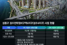 성수4지구 재입찰… 롯데 참전·대우 고심