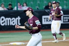 [포토] '5회말 최정 삼진잡으며 자축' 배동현